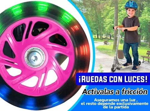 Monopatin Infantil Universal 3 Ruedas Luces Reforzado Forest