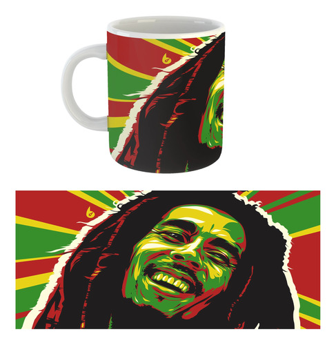 Taza Bob Marley Reggae |de Hoy No Pasa| 1