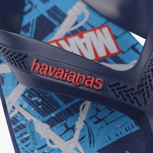 Imagem 4 de 4 de Chinelo Havaianas Infantil Max Marvel Homem Aranha Original