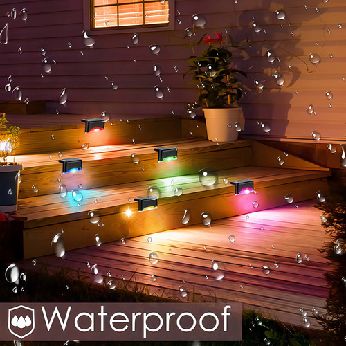 ^ 8 Luces Laterales Solares Coloridas De La Piscina