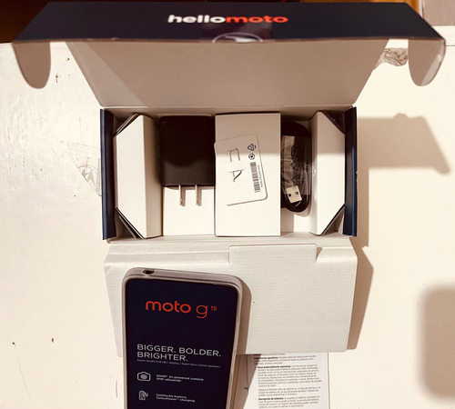 Celular Moto G15 128gb 4ram Gris Gris Oscuro