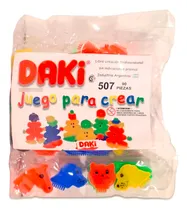 Comprar Daki Bolsa 507 Con 90 Piezas Bloques Con Rueditas Animalitos