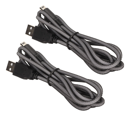Para Cabo Usb 3ds, 2 Peças, Cabo De Carregamento De Energia