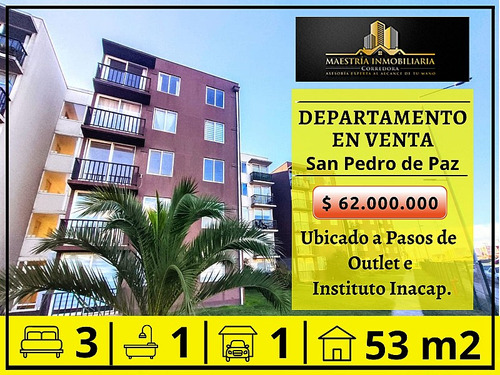 Se Vende Departamento En San Pedro De La Paz - Concepción