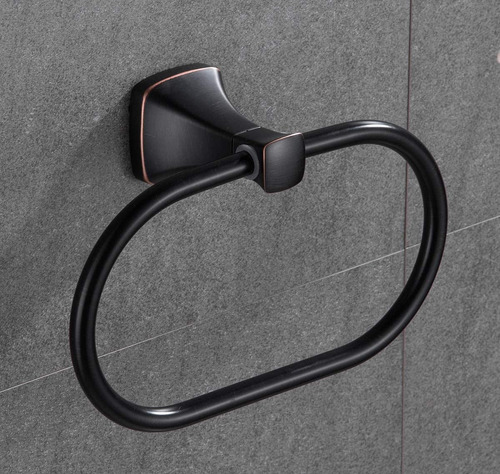 Auktopt Ar1816 - Toallero Para Baño Bronce Aceitado