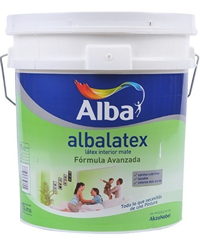 Albalatex Interior  Blanco Mate X10 +pincel 10 Agustina