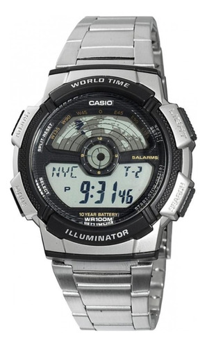 Reloj Casio Ae-1100wd 100m W Pila 10 Años Crono Alarma Timer