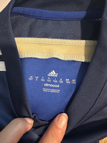 Remera Original Adidas Mundial 2014. Talle 10. (Usado)