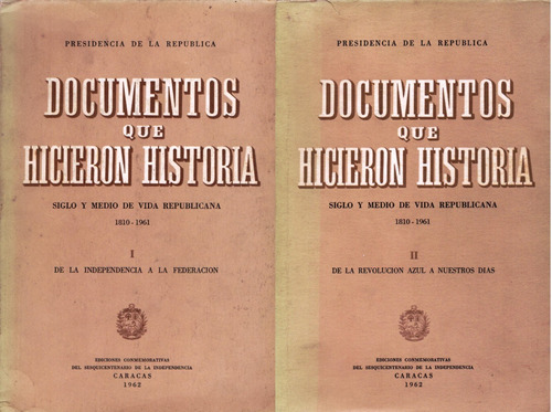 Documentos Que Hicieron Historia Tomo 1 Y 2