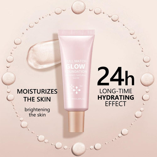 Base De Maquillaje Full Match Glow, Base De Maquillaje Con B