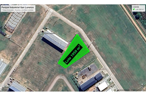 Lote En Venta Parque Industrial San Lorenzo