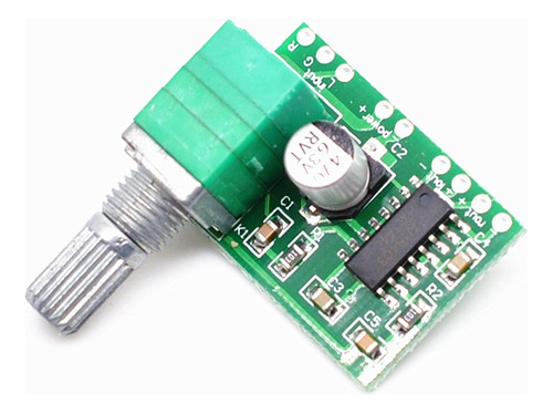 Oiyagai Pam8403 - Placa De Amplificador Estéreo Digital De 2 X 3 W, Amp Dc 5 V, Amplificador De Audio Digital, 3 W + 3 W, Módulo De Amplificador De Potencia Digital Super Mini