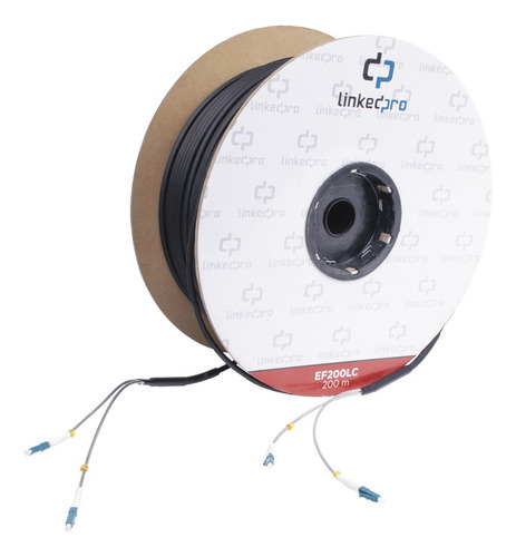 Linkedpro Fibra Óptica Monomodo Conec Lc-lc Duplex Ef-200-lc