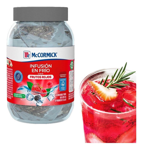 Infusión En Frio Mccormick Frutos Rojos 10 Pirámides