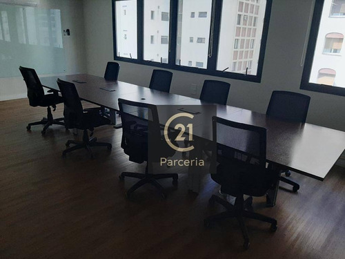 Imagem 14 de 17 de Moema Andar Comercial 7 Salas 7 Gars Mobiliado Ótimo Acabamento - Ac0024