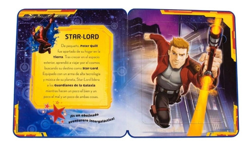 Libro De Fomi Guardianes De La Galaxia Con 5 Rompecabezas