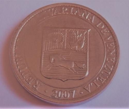 Moneda De 25  Céntimos 2007 Con Error De Acuñación