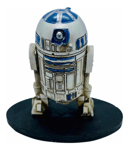 Boneco R2 D2 Star Wars Miniatura Resina Colecionável