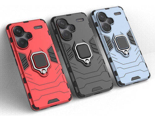 Funda Uso Rudo Carcasa Para Note 13 Pro+ 5g+mica Azul Redmi Note 13 Pro Plus 5g/note 13 Pro+ 5g