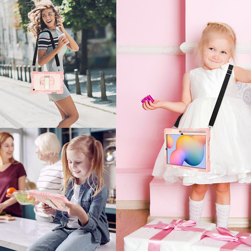 Imagen 9 de 9 de Funda Para Tablet Samsung Tab S6 Lite Sm-p613/p619 10.4 2022
