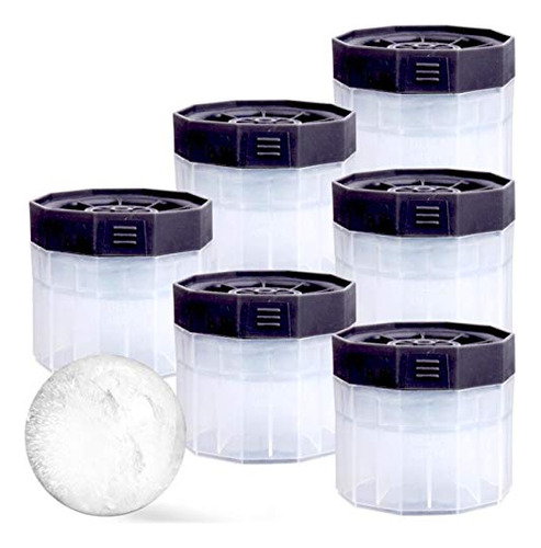 Premium Ice Ball Molds 6pack Bpa Free 25 Pulgadas Ice Sphere