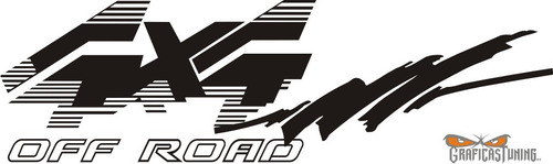 Imagen 1 de 7 de Calcos 4x4 Off Road Kit 03 Ploteados Calcos Graficastuning