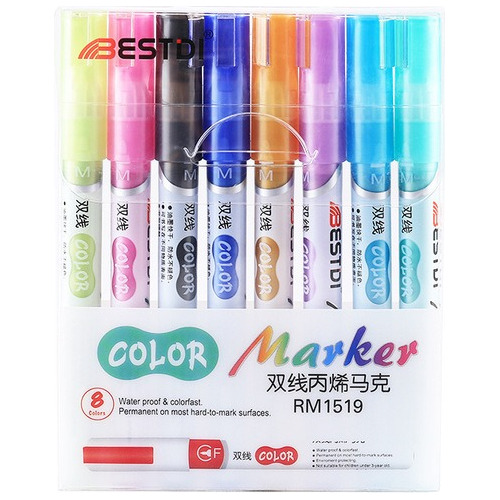 Plumón Mágico Outliner 8 Colores