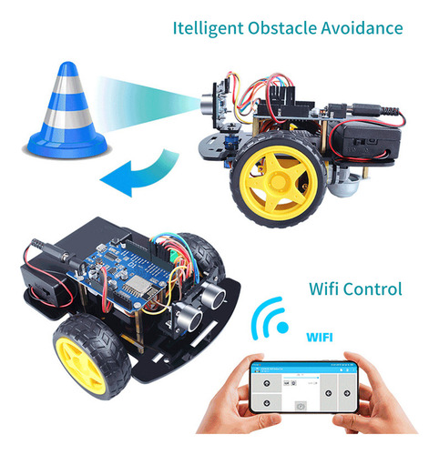 - Kit Diy: Robô Arduino Programável Com Prevenção De