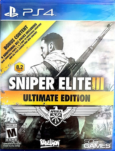 Sniper Elite 3 Ultimate Edition Ps4 Físico 