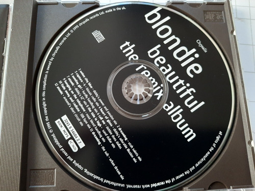 Blondie - Beautiful / The Remix Álbum / Cd Made In Uk
