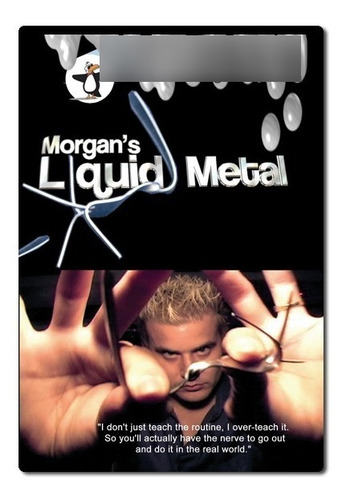 Magia Mentalismo Liquid Metal Morgan´s Dvd Doblar Metales 