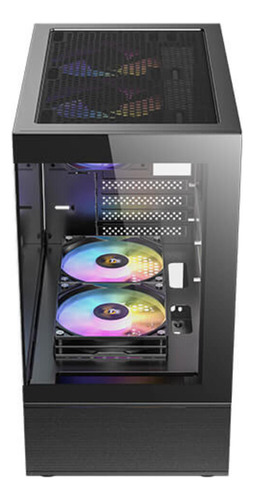 Gabinete Gamer Antec Cx200m Rgb Elite Vidro 5 Fans 120mm