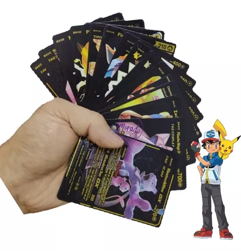 25 cartas pokemon negras español e ingles - Comprar Cromos antigos