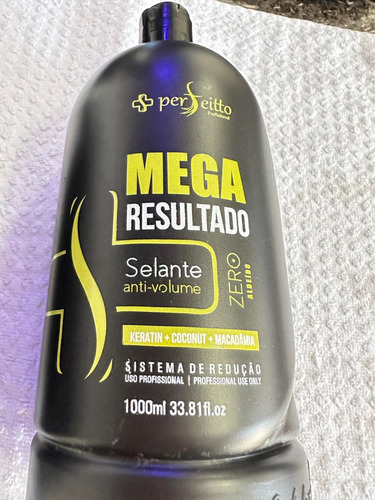 Selante Potente Mega Resultado Zero Compativel Cabelos 1lt