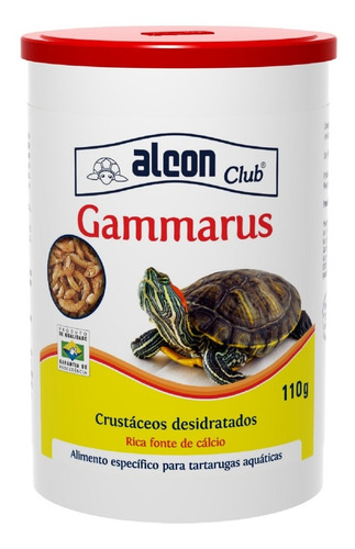 Ração Alcon Gammarus Para Tartarugas Aquáticas Pote 110g