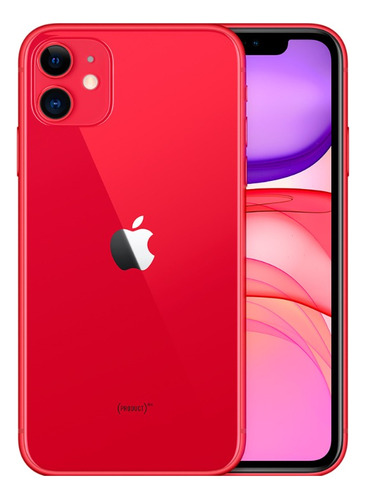 iPhone 11 6,1  4g 4gb 64gb Dual Cam 12mp Rojo (Reacondicionado)