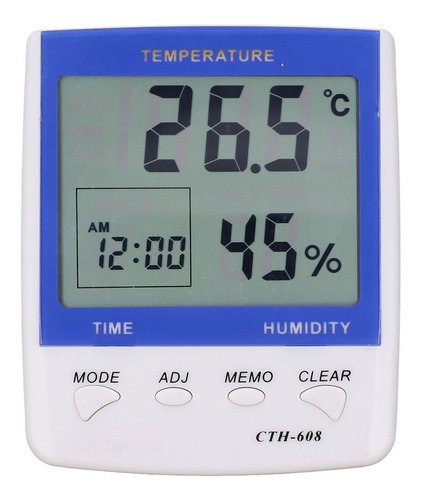 Termómetro, Higrómetro, Medidor De Temperatura Y Humedad Dig