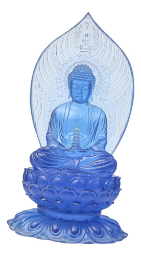 Figura Decorativa De Buda Sentado De 22cm, Escultura