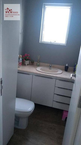 Imagem 14 de 30 de Magnífico Sobrado Alto Padrão 4 Dorms, 200 M² Por R$ 875.000 - Vila Alzira - Santo André/sp - So0606