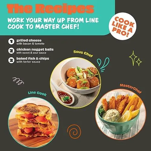 Juego De Elementos Básicos De Cocina Masterchef Junior - 9 P