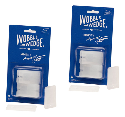 Wobble Wedges Juego De 12 Cuas Niveladoras, 12 Piezas