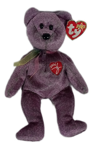 Peluche Ty Beanie Baby Oso Signature 2000 Importado 20 Cms