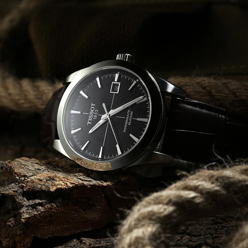 Relogio Tissot Automatic Silicium Couro T127.407.16.051.01