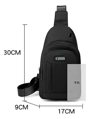 Bolso De Bandoleras Hombre Multifunción Mochila Cruzada