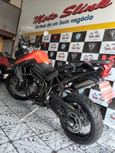 Imagem 2 de 8 de Triumph Tiger Xcx 2020 Laranja 08 Mil Km...