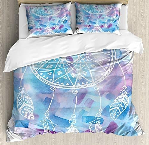 Anbesonne Plumas Duvet Conjuntos De Cubierta, Lj81h