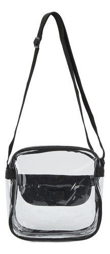 Bolsa De Hombro Transparente Messenger Con Correa Ajustable