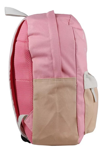 Mochila Wilson Mujer Urbana Impermeable Reforzada Color Rosa Diseño De La Tela Lisa