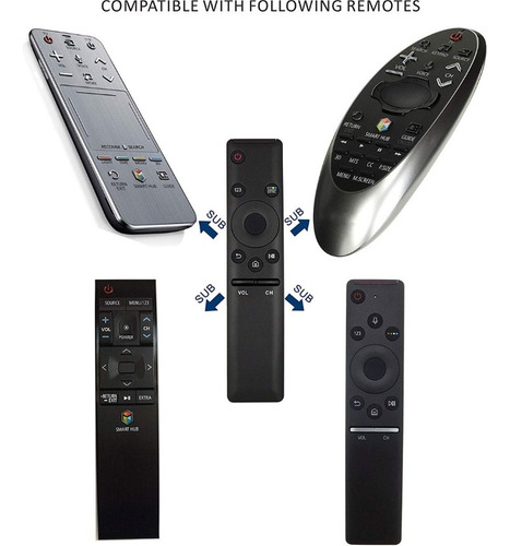 Control Remoto Para Samsung Smart Tv Led Series 5/6/7/8 2019