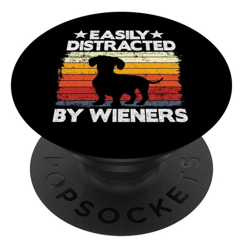 Salchicha Doxie Perro Vintage Dachshund Popsockets Popgrip